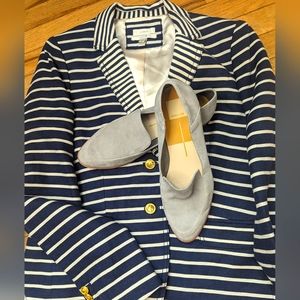 Dolce Vita women's pale blue/gray suede loafers sz 9.5